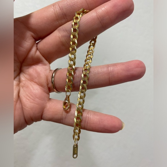 Gold 925 dainty link women’s bracelet GUC - Picture 9 of 9